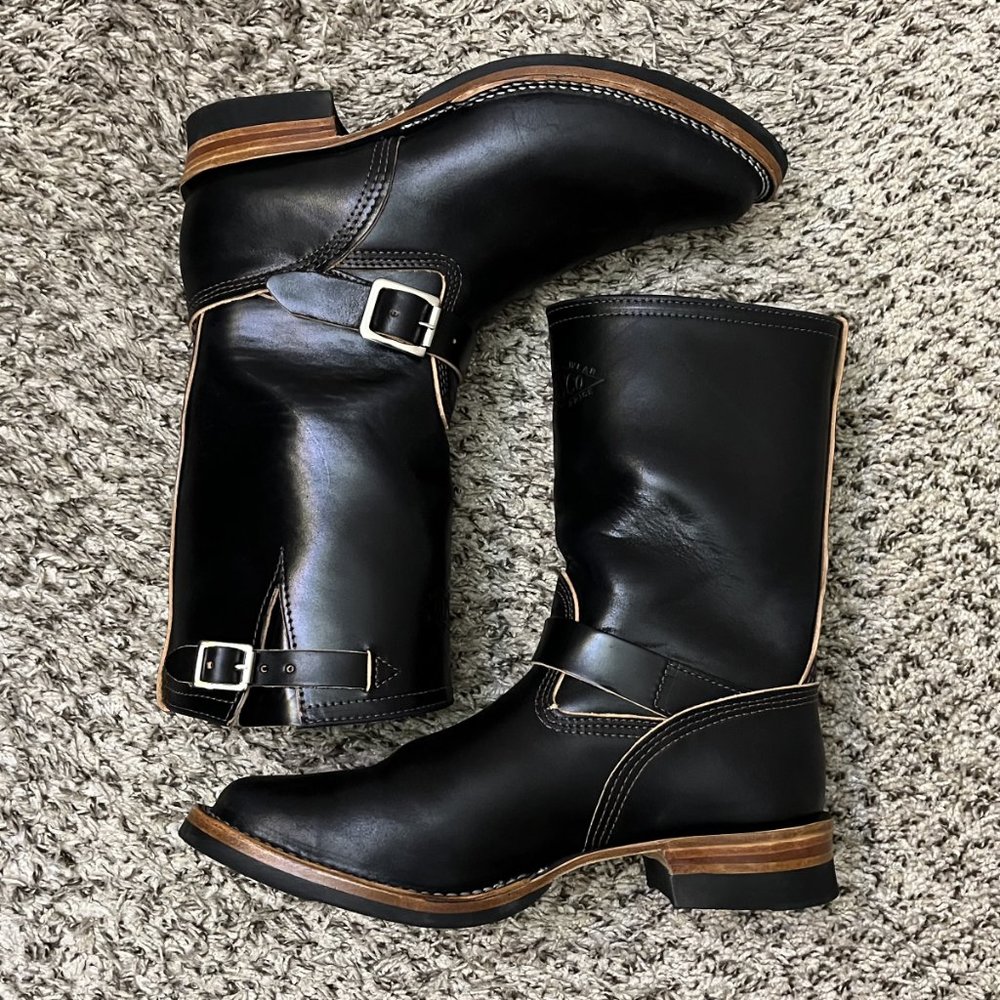 Sold - Wesco Mister Lou 10" Black Horsehide Boots Size US Mens 10.5 EE - Picture 9 of 12
